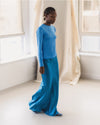 BASERANGE 25 Autumn/Winter Fitted Skirt Comfortable French BAS-SSDYF-EV-AU25-ORA BLUE
